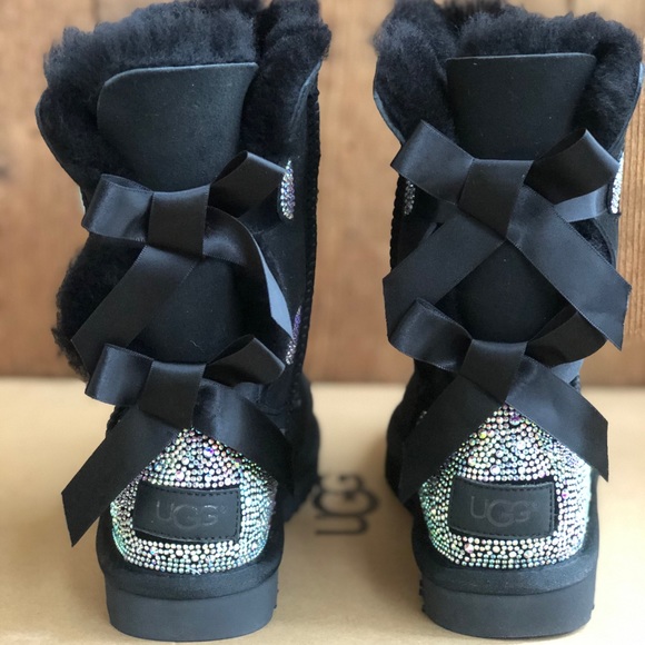 Ugg bailey bow rhinestones bling boots - Picture 2 of 8